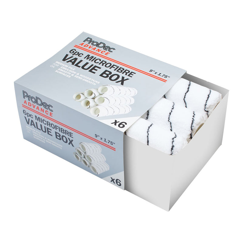 ProDec 6pc Microfibre Roller Value Pack