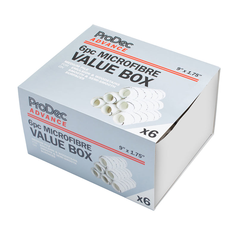 ProDec 6pc Microfibre Roller Value Pack