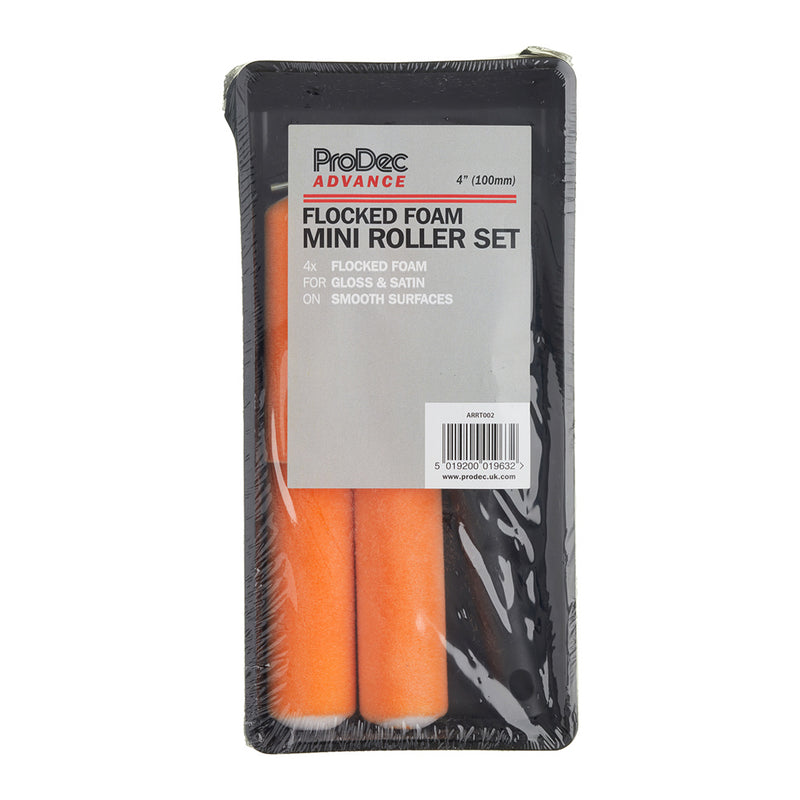 ProDec Advance 6pc Flock 4" Mini Roller Set