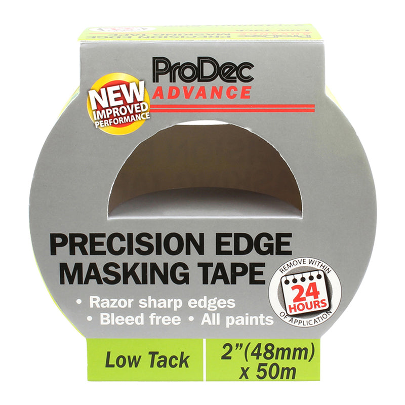 ProDec Advance 2" x 50m Low Tack Precision Edge Masking Tape