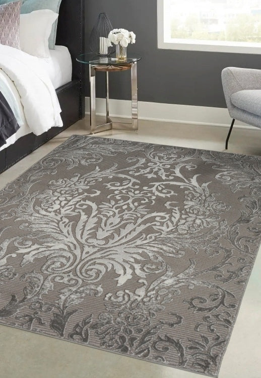 Avery Damask Grey 120x170cm