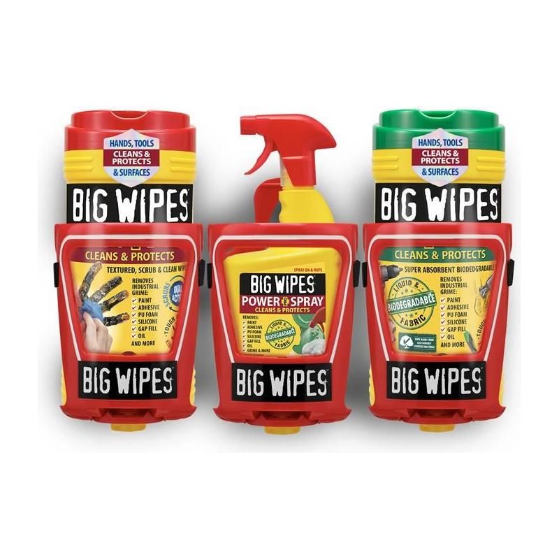Big Wipes ‘CAGE’ Van/Wall Bracket Big Wipes - NorthantsTrade Northampton
