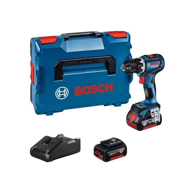 Bosch GSR 18V-90C Professional Drill Driver 18V 2 x 4.0Ah Li-ion Bosch - NorthantsTrade Northampton