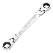Draper HI-TORQ Metric Flexible Head Double Ring Ratchet Spanner, 18 x 19mm Draper - Town Tools