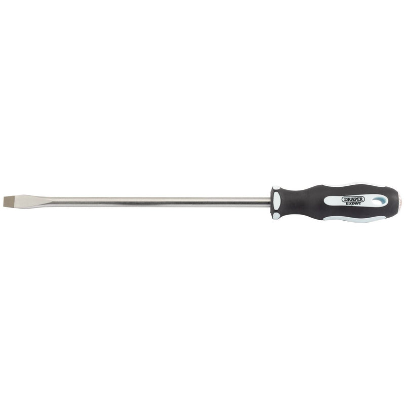 Draper Plain Slot Soft Grip Screwdriver, 10 x 250mm 34981 Draper - Town Tools 