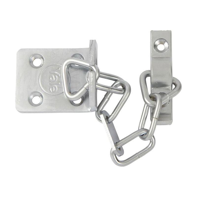 Yale Locks WS6 Security Door Chain - Satin Chrome Finish Yale Locks - RockBottom Northampton