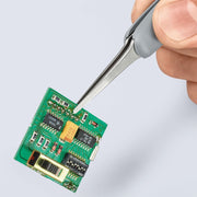 Draper Knipex 92 21 11 ESD Precision Tweezers with rubber handles ESD, 123mm Draper - Town Tools