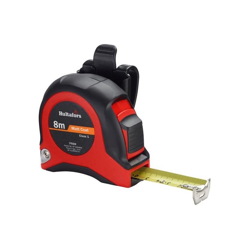 Hultafors PR8M Short Steel Tape 8m (Width 25mm) (Metric only) Hultafors - RockBottom Northampton