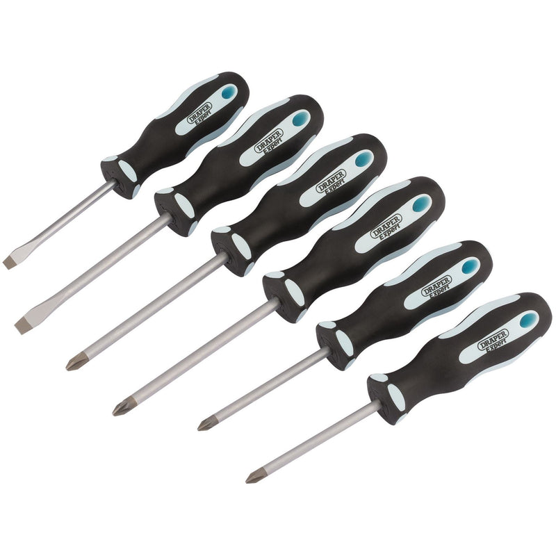 Draper Expert Soft Grip Screwdriver Set (6 Piece) 63588 Draper - Town Tools 