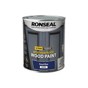 Ronseal 10 Year Weatherproof Wood Paint Royal Blue Gloss 750ml Ronseal - RockBottom Nothampton