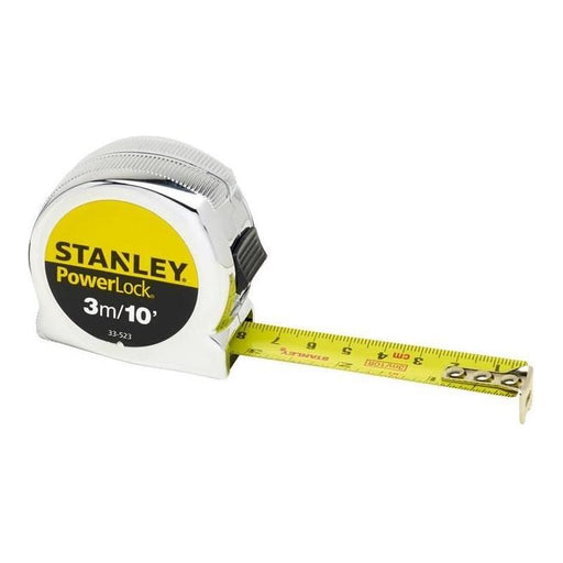 Stanley® Hand Tools PowerLock® Classic Pocket Tape 3m/10ft (Width 19mm) STANLEY® Hand Tools - RockBottom Nothampton