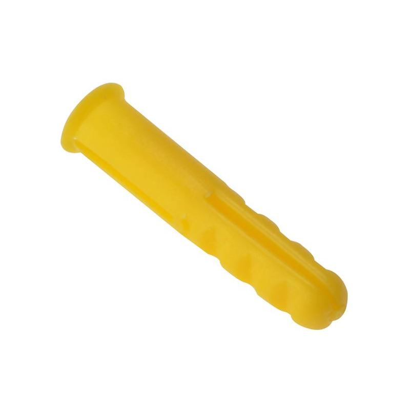 Forgefix Plastic Wall Plug Yellow No.4-6 Box 1000 ForgeFix - RockBottom Northampton