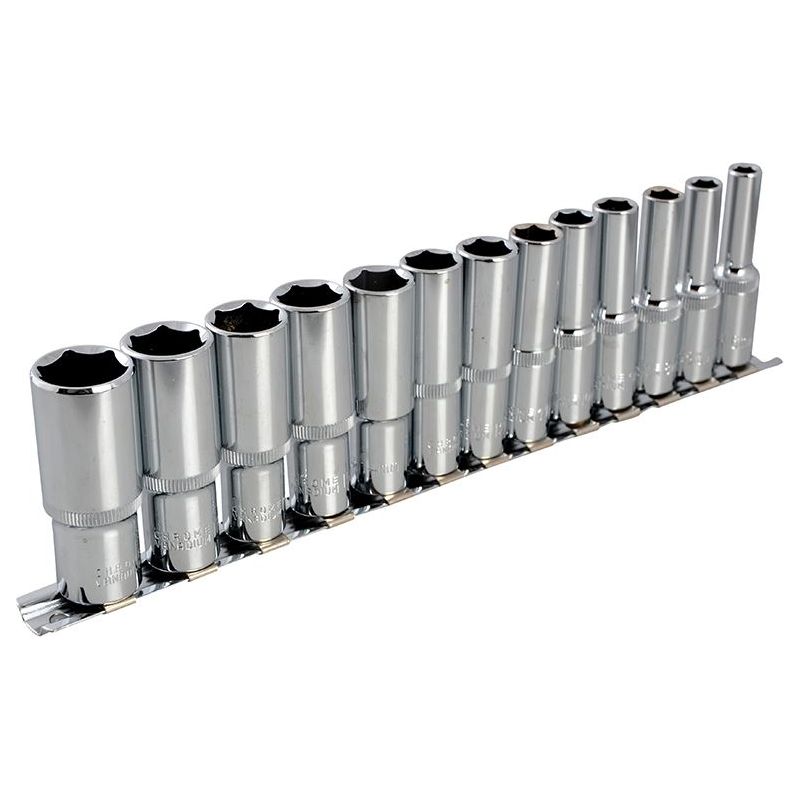 Bluespot Tools 3/8in Drive Deep Socket Set, 13 Piece BlueSpot Tools - RockBottom Northampton