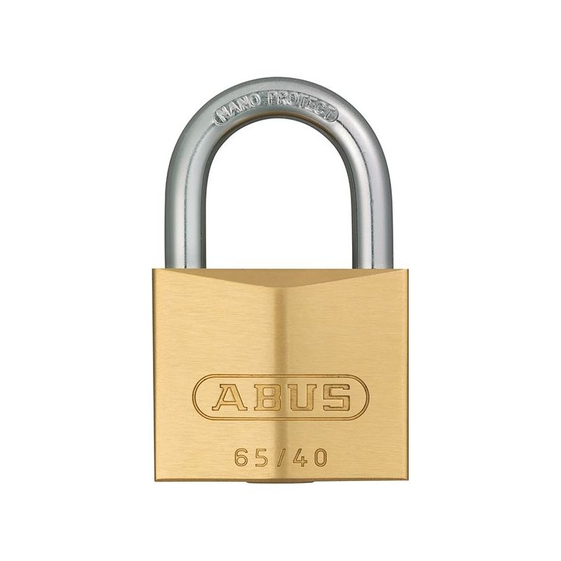 Abus Mechanical 65/40mm Brass Padlock Keyed Alike 402 ABUS Mechanical - RockBottom Northampton 
