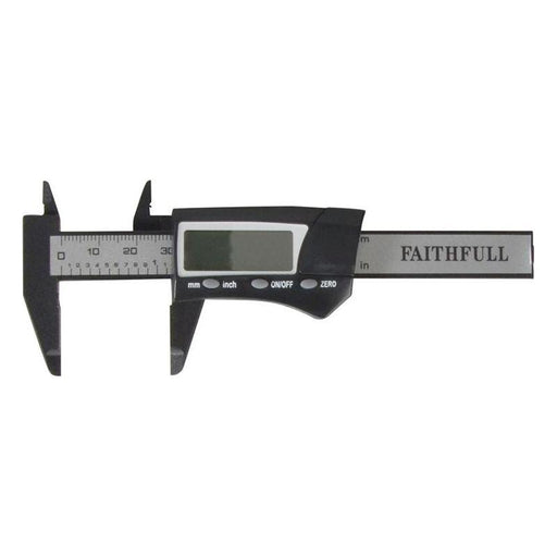 Faithfull Mini Digital Caliper 75mm Capacity Faithfull - RockBottom Northampton