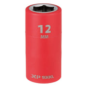 Draper XP1000 VDE Socket, 3/8" Sq. Dr., 12mm Draper - Town Tools