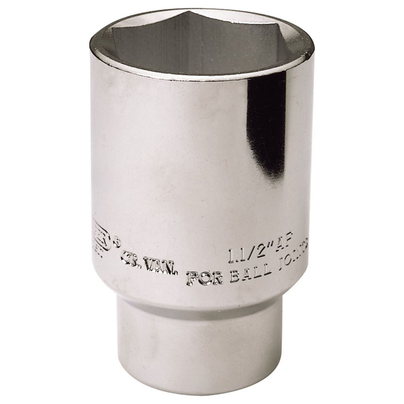 Draper Ball Joint Socket, 1/2" Sq. Dr., 38mm or 1.1/2" AF 26916 Draper - Town Tools 