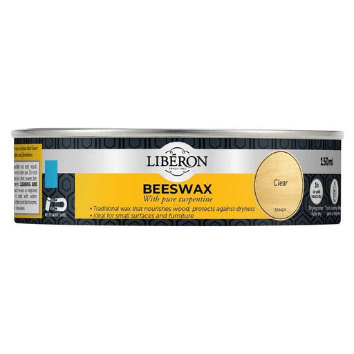 Liberon Beeswax Paste Clear 150ml Liberon - RockBottom Northampton