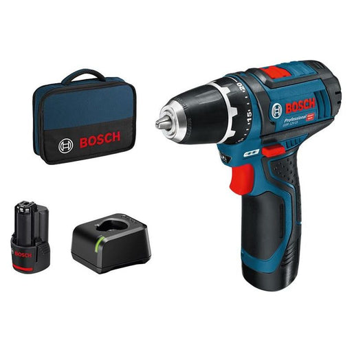 Bosch GSR 12V-15 Professional Drill Driver 12V 2 x 2.0Ah Li-ion Bosch - RockBottom Northampton