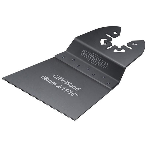 Faithfull Multi-Function Tool CrV Flush Cut Wood Blade Side Set 68mm (Pack 5) Faithfull - RockBottom Northampton