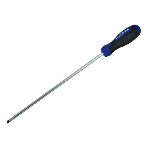 Faithfull Soft Grip Screwdriver Parallel Slotted Tip 6.5 x 250mm Faithfull - RockBottom Northampton