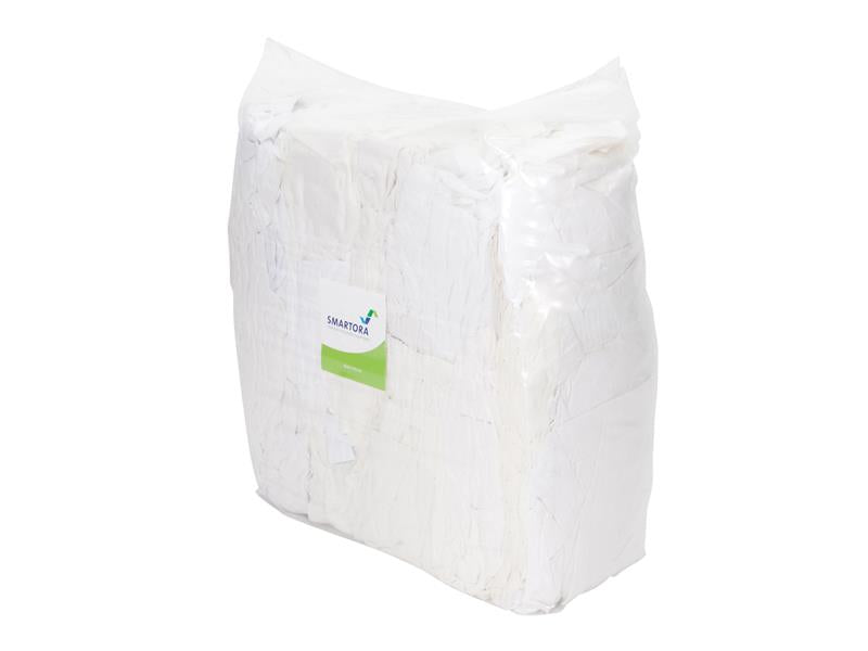 Davis & Moore White No1 Cotton Wipers 10kg Heavy Duty