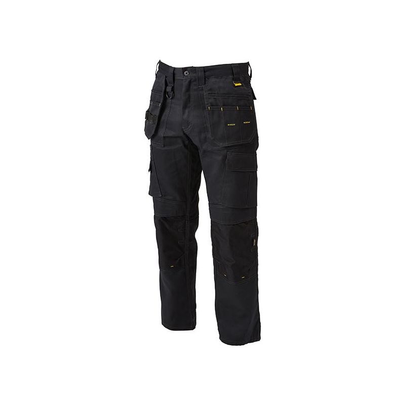 Dewalt Power Tools Pro Tradesman Black Trousers Waist 36in Leg 31in DeWALT Power Tools - RockBottom Northampton