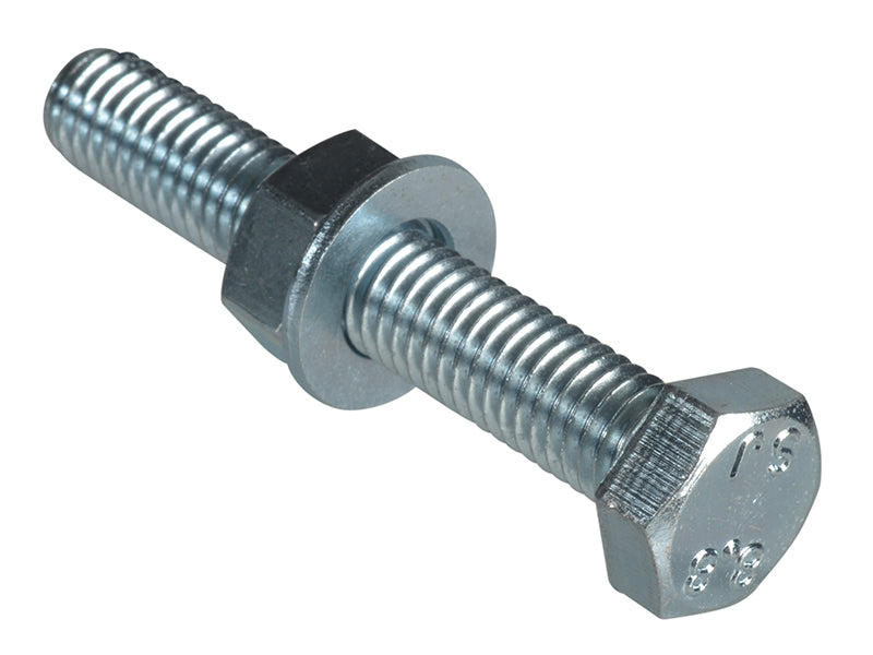 ForgeFix High Tensile Set Screw ZP M8 x 50mm ForgePack 4