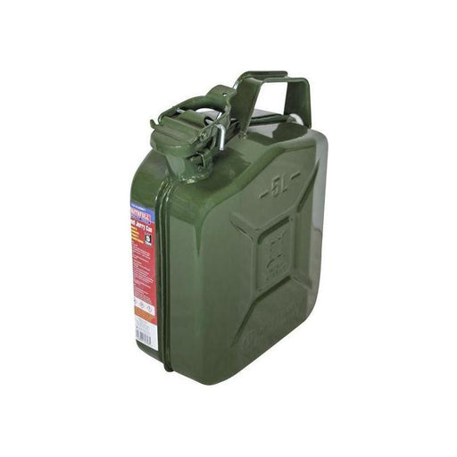 Faithfull Green Steel Jerry Can 5 litre Faithfull - RockBottom Northampton