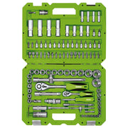 Draper Metric Socket Set, 1/4 8221; and 1/2 8221; Sq. Dr. (100 Piece) 55318 Draper - Town Tools 