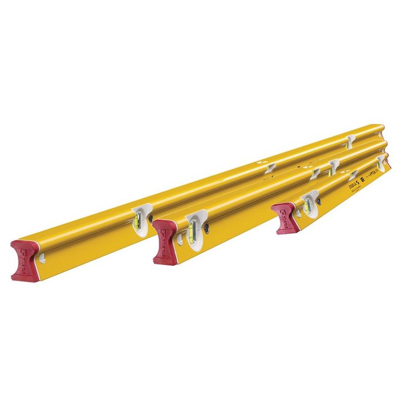 Stabila R-Type 300 Spirit Level Set, 3 Piece (61 122 & 183cm) Stabila - RockBottom Nothampton