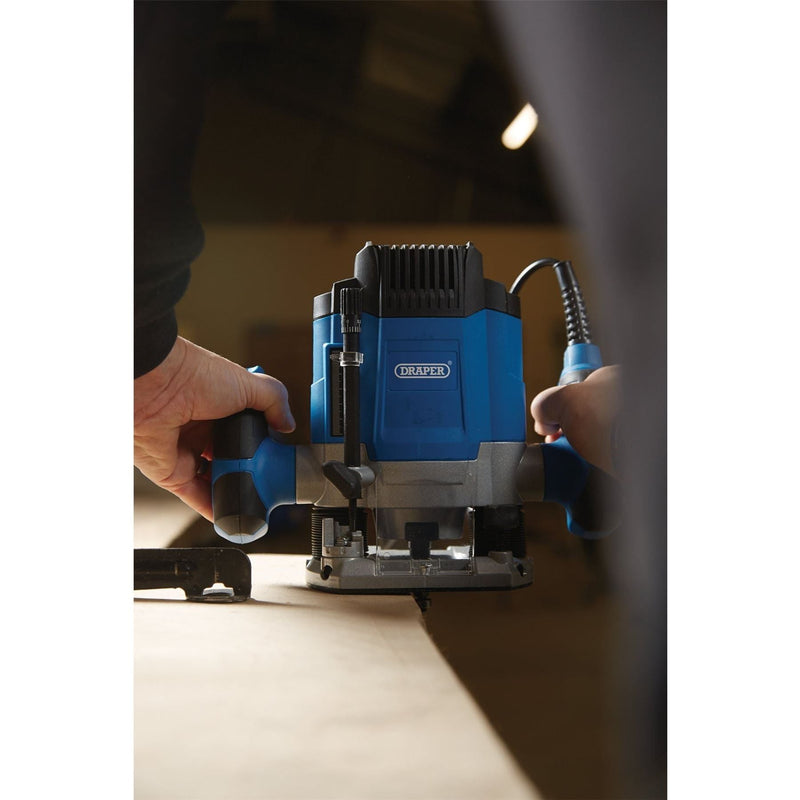 Draper 230V Variable Speed Router, 1/4", 1200W 02519 Draper - Town Tools 