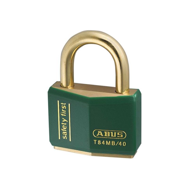 Abus Mechanical T84MB/40mm Green Rustproof Padlock Keyed Alike 8403 ABUS Mechanical - RockBottom Northampton 
