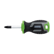 Draper Pozi Soft Grip Screwdriver, PZ2 x 38mm Draper - Town Tools