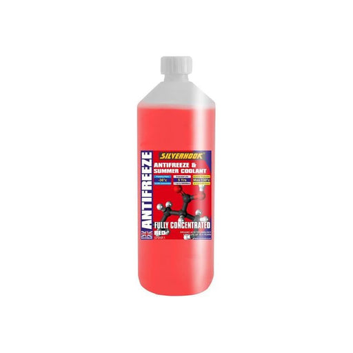 Silverhook Fully Concentrated Antifreeze O.A.T. Red 1 litre Silverhook - RockBottom Nothampton
