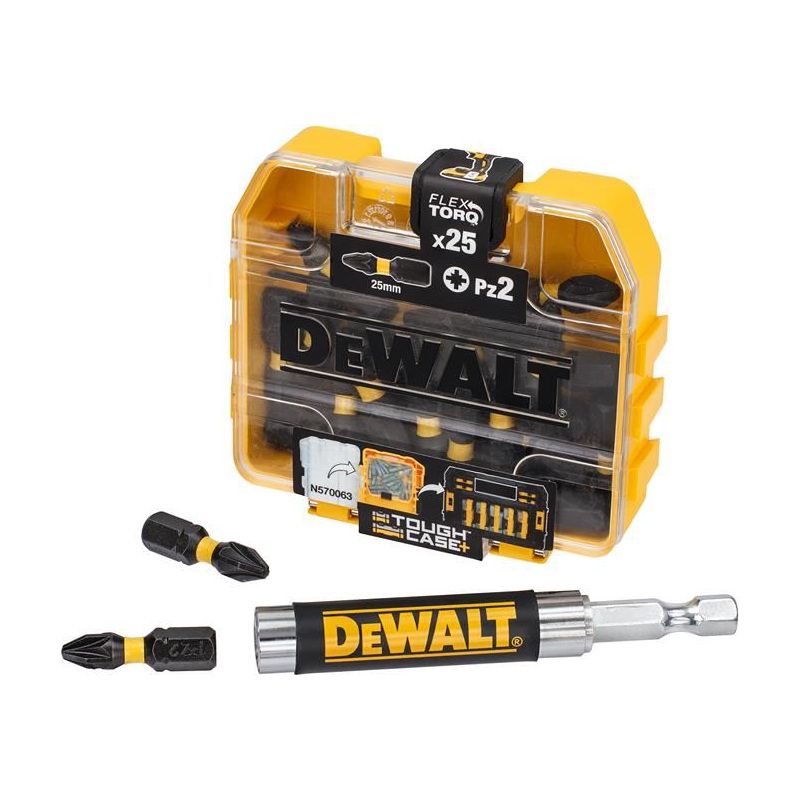 Dewalt Power Tools Display of 21 Extreme PZ2 x 25mm Tic Tac Box with 21 Magnetic Holders DeWALT Power Tools - RockBottom Northampton