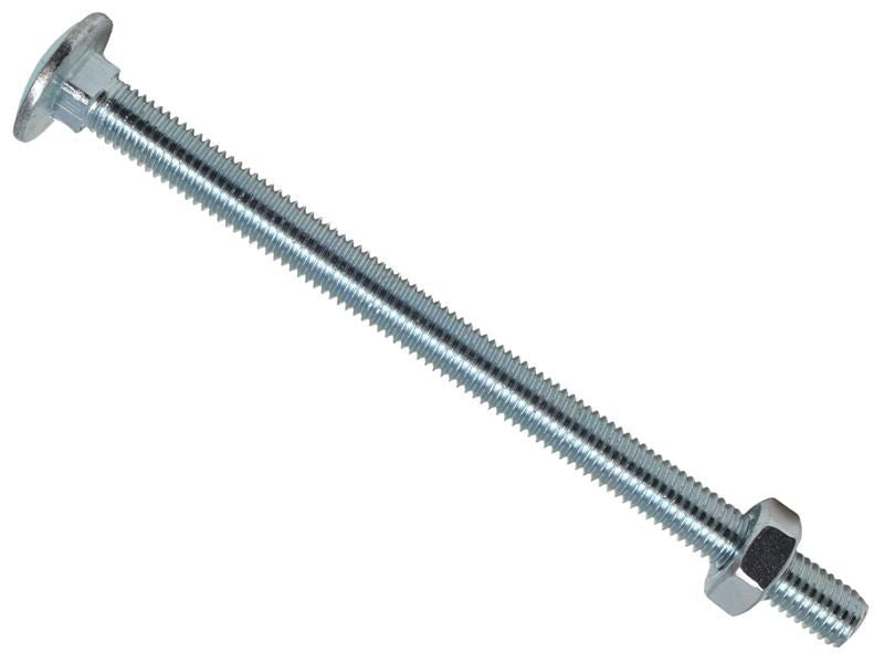 METALMATE Cup Square Hex Bolt & Nut ZP M10 x 150mm Box 10 METALMATE� - RockBottom Northampton