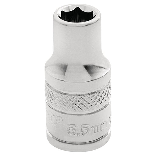 Draper HI-TORQ 6 Point Socket, 1/4" Sq. Dr., 5.5mm 32449 Draper - Town Tools 