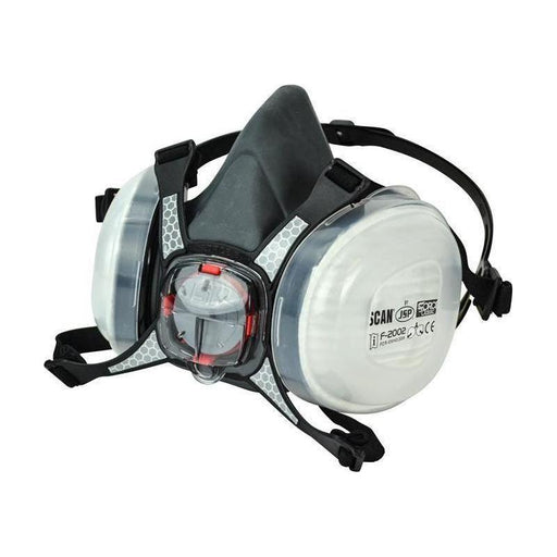 Scan Twin Half Mask Respirator + P2 Dust Filter Cartridges Scan - RockBottom Nothampton