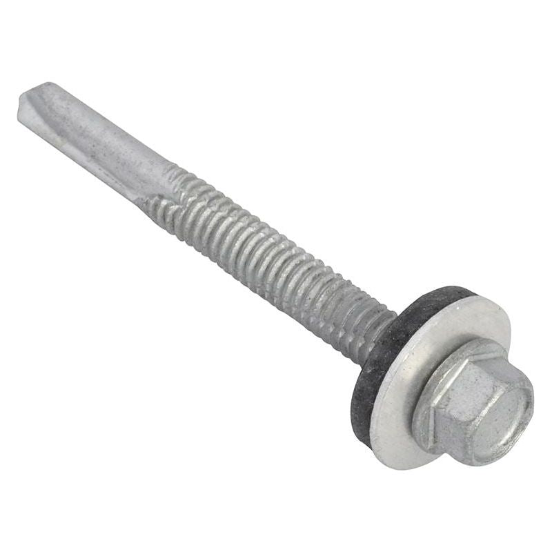 Forgefix TechFast Hex Head Roofing Screw Self-Drill Heavy Section 5.5 x 51mm Pack 100 ForgeFix - RockBottom Northampton