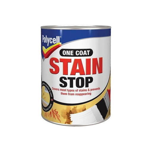 Polycell Stain Stop Paint 1 litre Polycell - RockBottom Nothampton