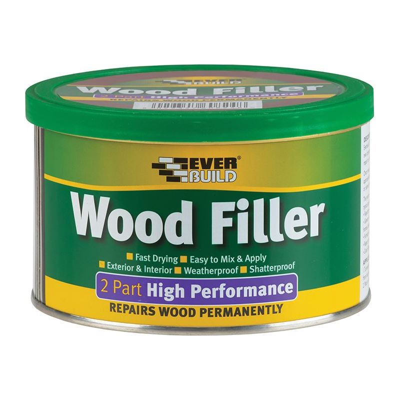Everbuild Sika 2-Part High-Performance Wood Filler Light Stainable 1.4kg Everbuild Sika - RockBottom Northamptin