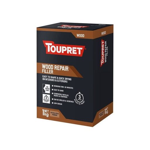 Toupret Wood Repair Filler Natural Wood 1kg Toupret - RockBottom Northampton
