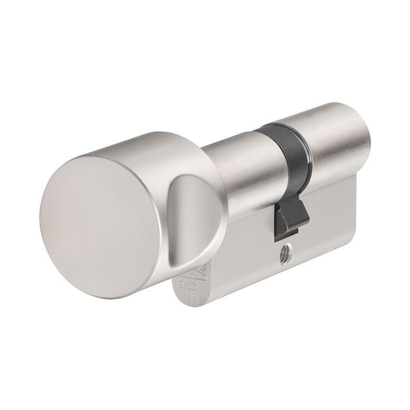 Abus Mechanical KE60NP Euro Thumbturn Cylinder Nickel Pearl Z30mm / K30mm Visi ABUS Mechanical - RockBottom Northampton 