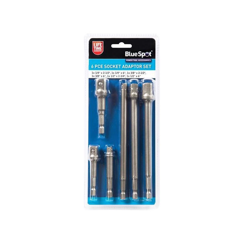 Bluespot Tools Socket Adaptor Set, 6 Piece BlueSpot Tools - RockBottom Northampton