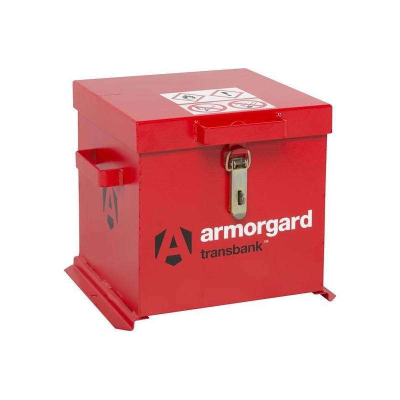 Armorgard TRB1 TransBank™ Hazard Transport Box 430 x 415 x 365mm Armorgard - RockBottom Northampton 