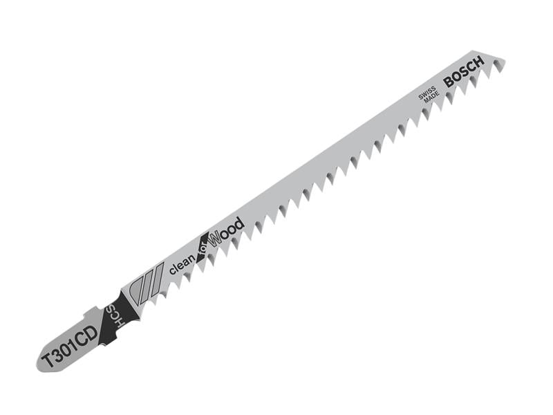 Bosch T301CD Jigsaw Blade Pack of 5 Heavy Duty