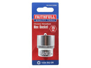 Faithfull Hex Socket 1/2in Drive 25mm Faithfull - RockBottom Northampton