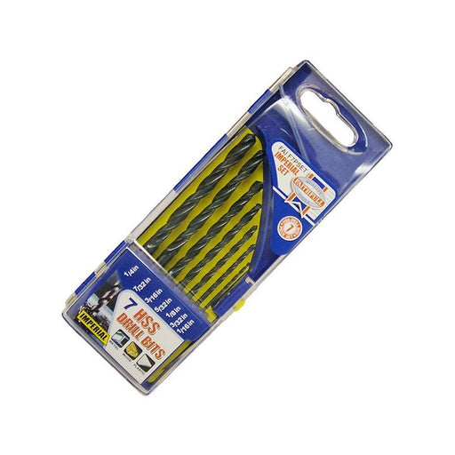 Faithfull HSS Drill Bit Set of 7 1/16-1/4 x 1/32 Faithfull - RockBottom Northampton