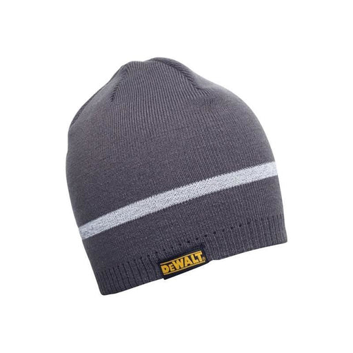 Dewalt Power Tools Knitted Beanie Hat - Grey DeWALT Power Tools - RockBottom Northampton